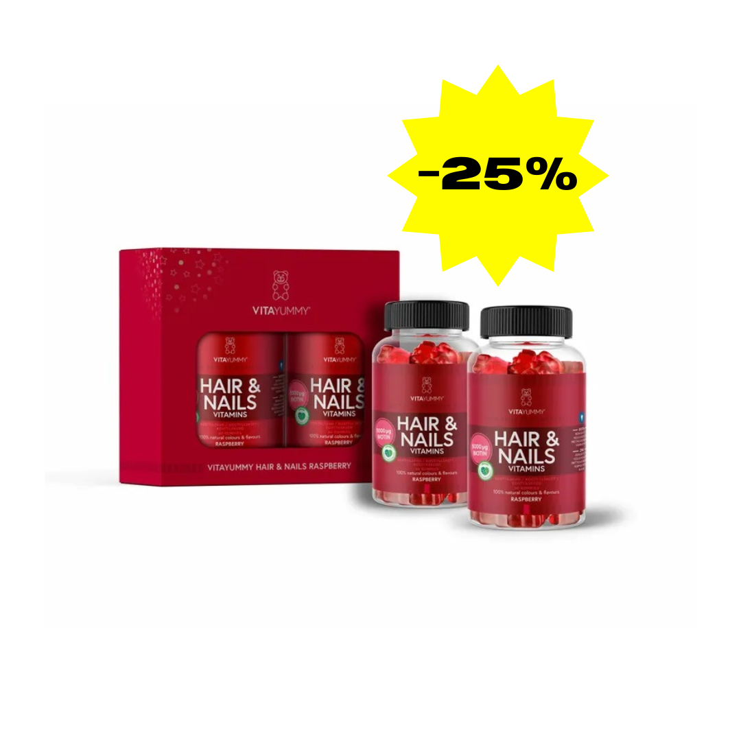 VitaYummy maisto papildų rinkinys nagų, plaukų ir odos puoselėjimui